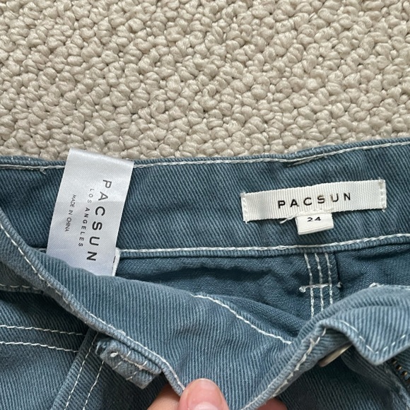 Cyan cargo pants - Picture 3 of 3